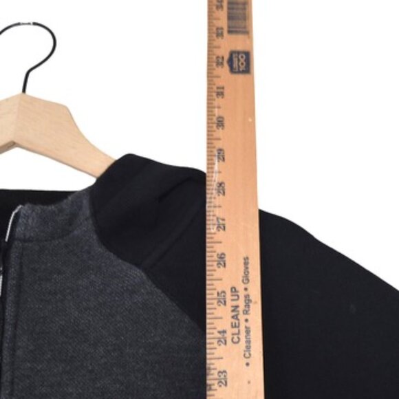 Hurley x Nike Fabric Hoodie M Half Zip Black Gray Surf Skate Streetwear - Picture 5 of 8